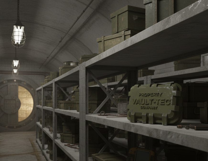 VAULT TEC BOX STORAGE COMPANY FALLOUT