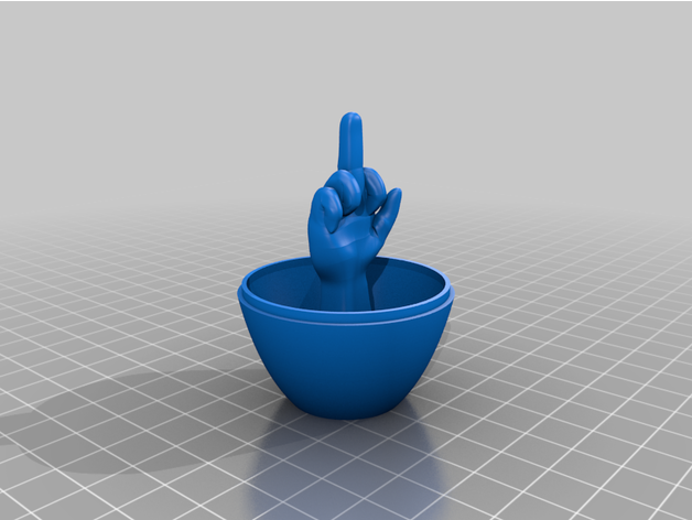 middle finger easter egg