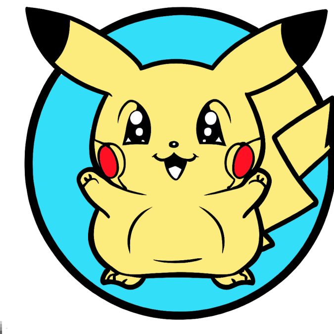Pikachu Wall Art Round | AMS | MMU2S | ERCF