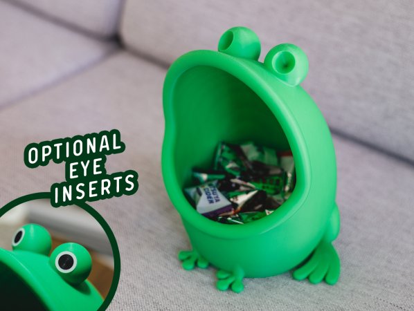 Sitting Frog Storage Bin