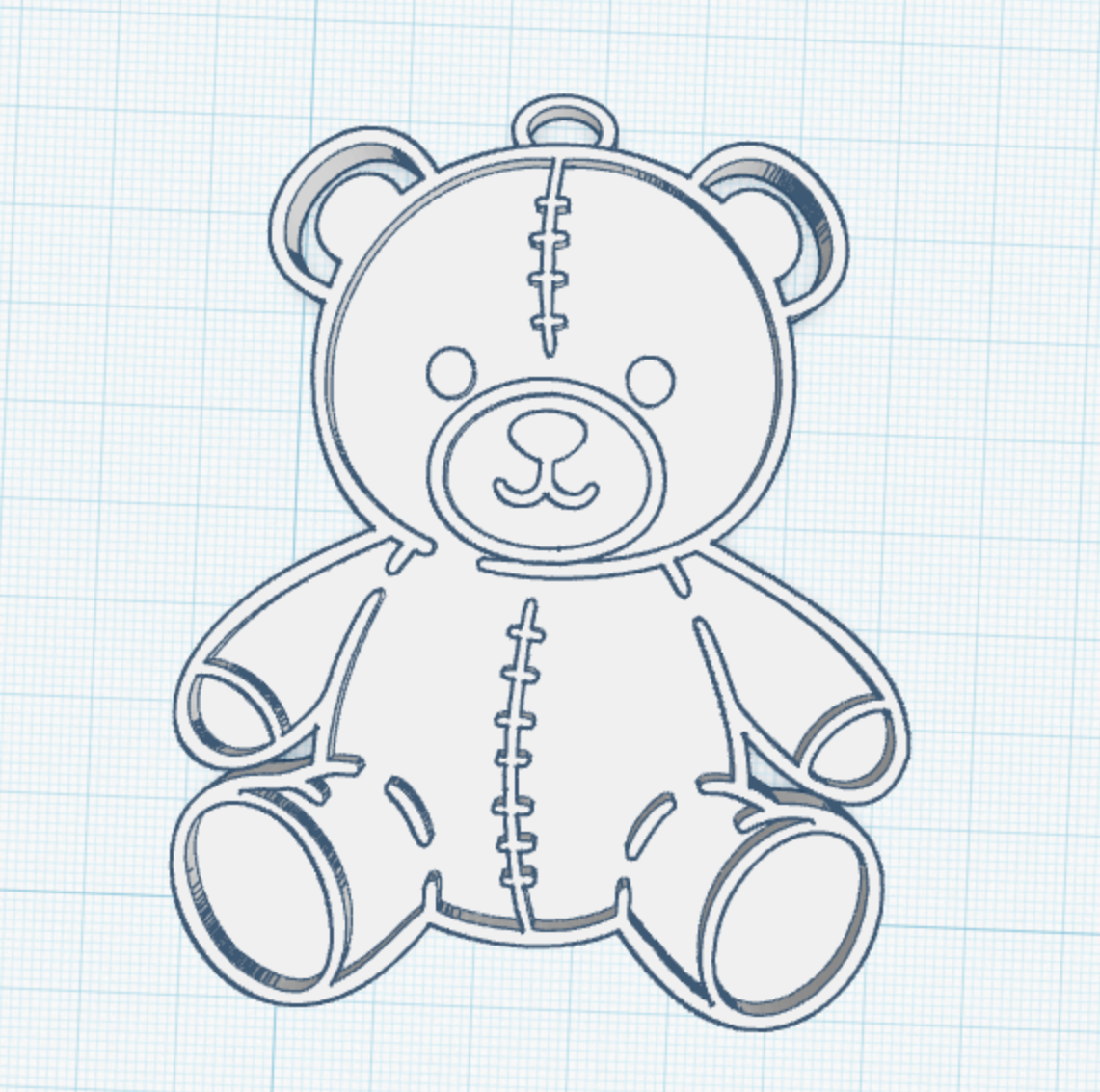 Cute Teddy Bear Keychain/Bag Charm