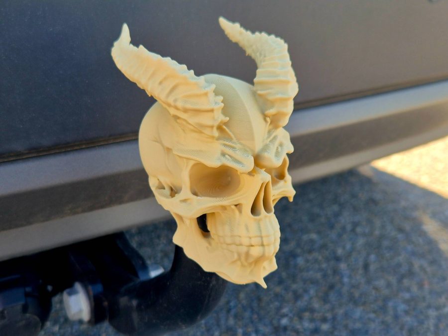 Archdemon Skull Hitch ball cover