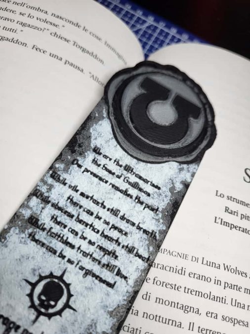 Warhammer 40K Ultramarine Bookmark