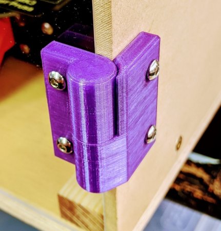 3D Printer Enclosure Door Hinge