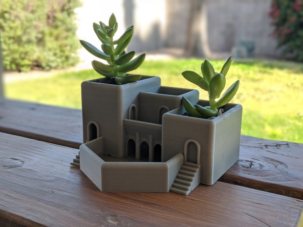 Roman Terrace Garden Succulent Planter