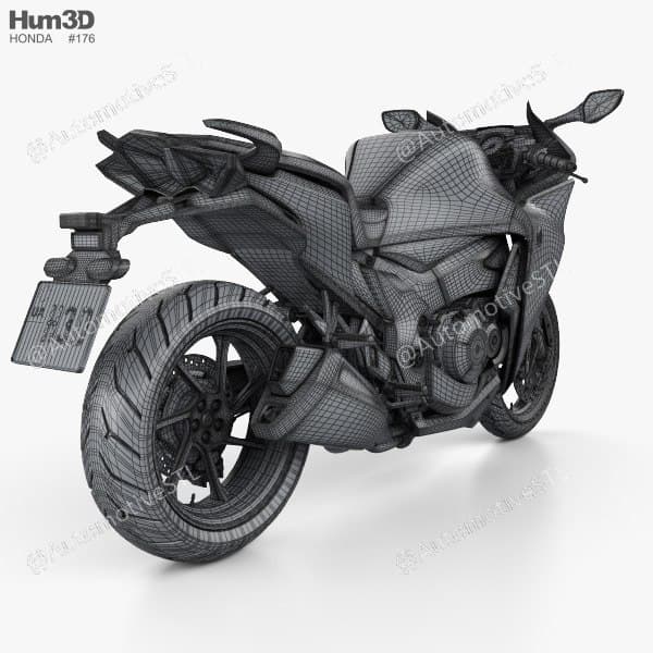 Honda CRF 1000L Africa Twin ABS 2019 3D Model