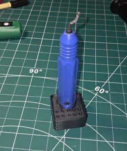 Deburring tool holder (22 mm) gridfinity