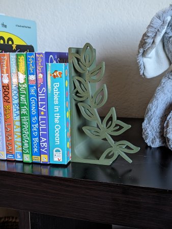 Decorative Leaf Book Ends