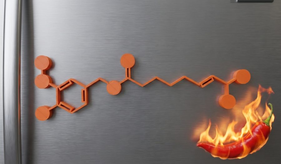 Capsaicin Molecule Magnet