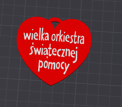 WOŚP keychain