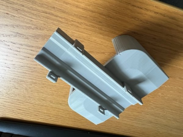 Apple tv holder for Adria caravan tv stand