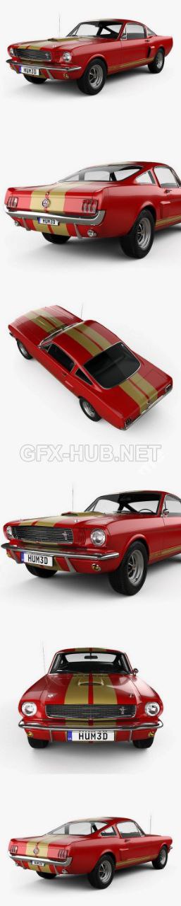 Ford Mustang 350GT 1969 3D model