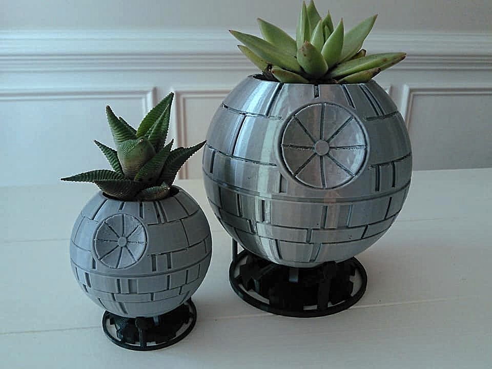 Death Star Planter