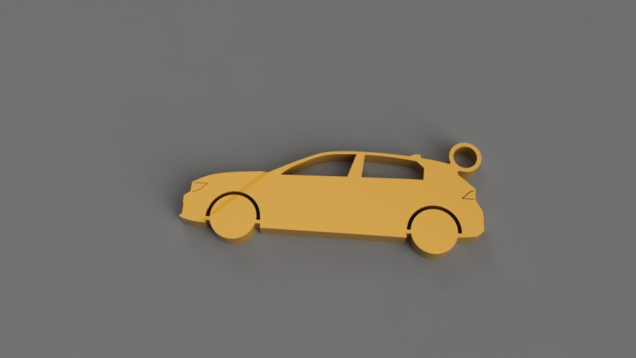 Astra L Keychain