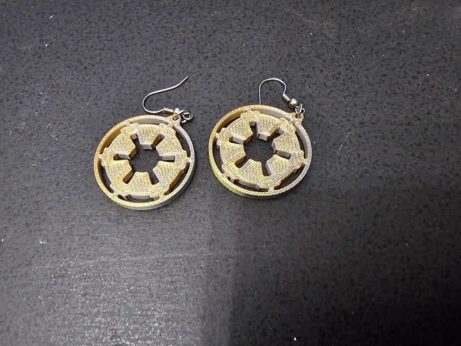 Star Wars Imperial Symbol Earrings