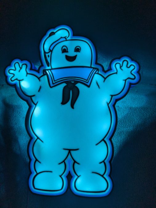 Stay Puft Marshmallow Man light box