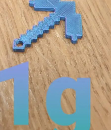 Minecraft 镐钥匙扣