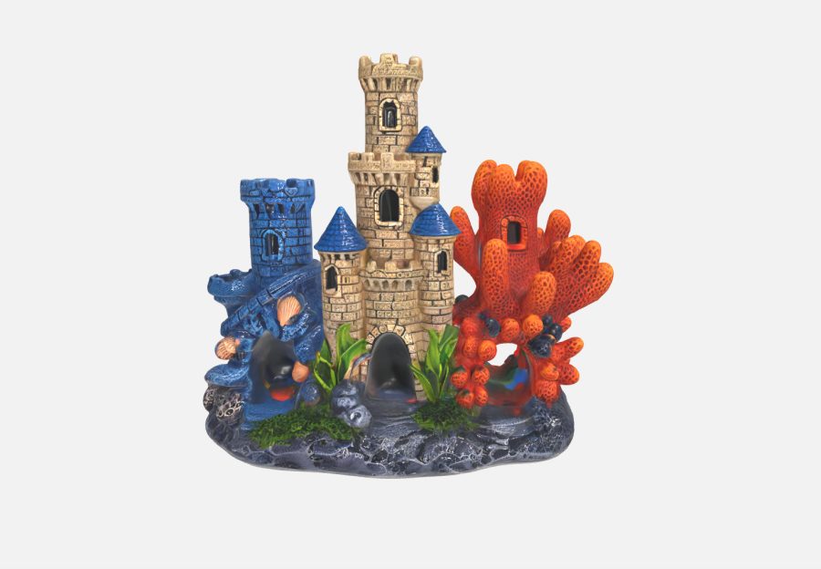 Aquarium castle decor