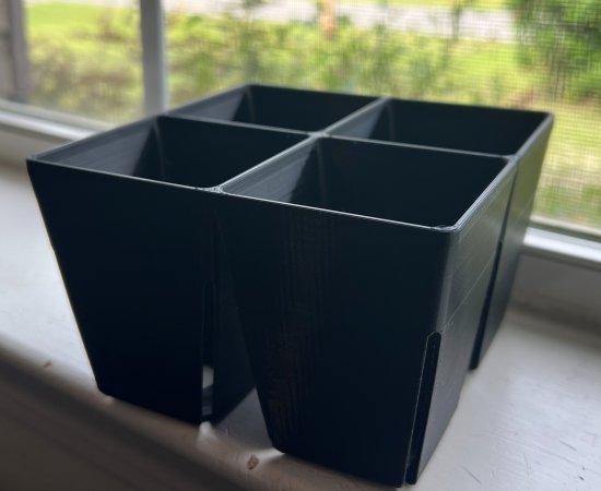 Seed Starting Tray Large 4 Cell