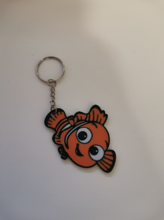 Nemo multicolor keychain