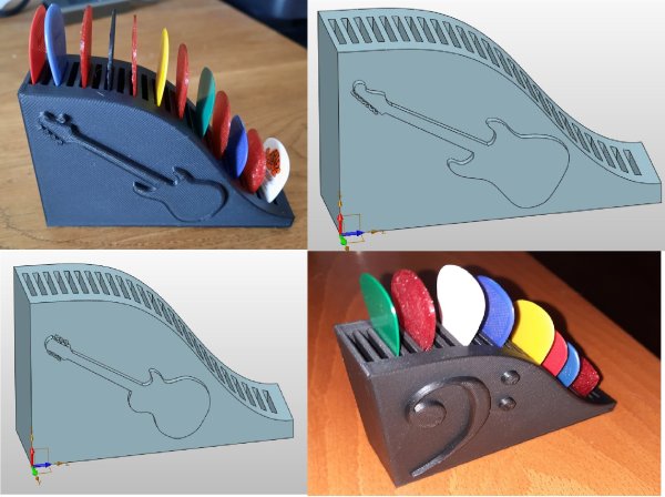 Guitar Pick Holder LP/STRAT/MM/SG