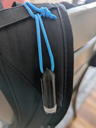 EDC Tape and Cord Storage Dispenser Keychain