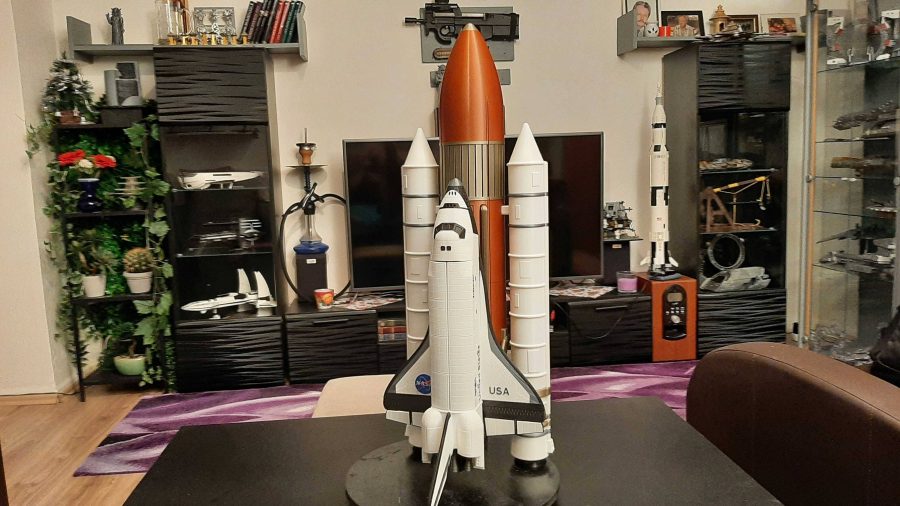 Booster Pack for the Space Shuttle Endeavour