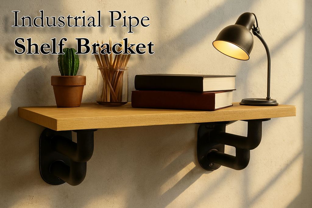 Industrial-Style Shelf Bracket