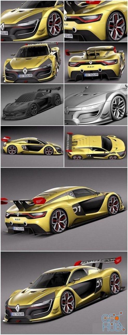Renault Sport RS01 2015 3D Model