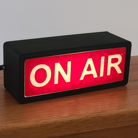 Lighted Text Box - ON AIR - Changeable Face Plates