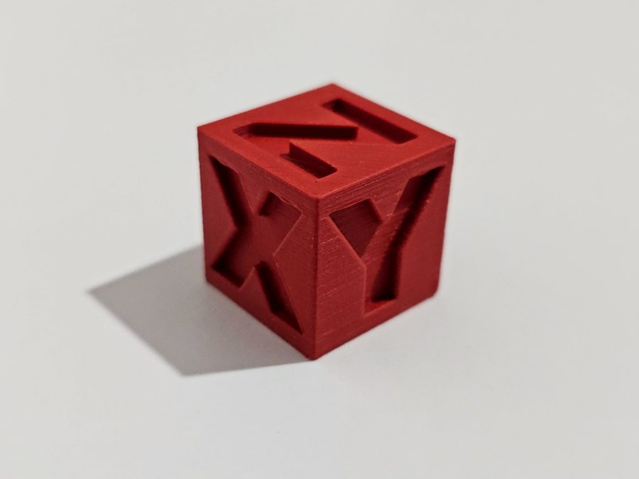 Calibration cube XYZ