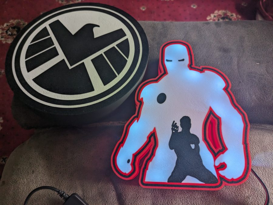 Iron man light box