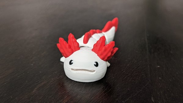 Axolotl - Articulated Figure Keychain