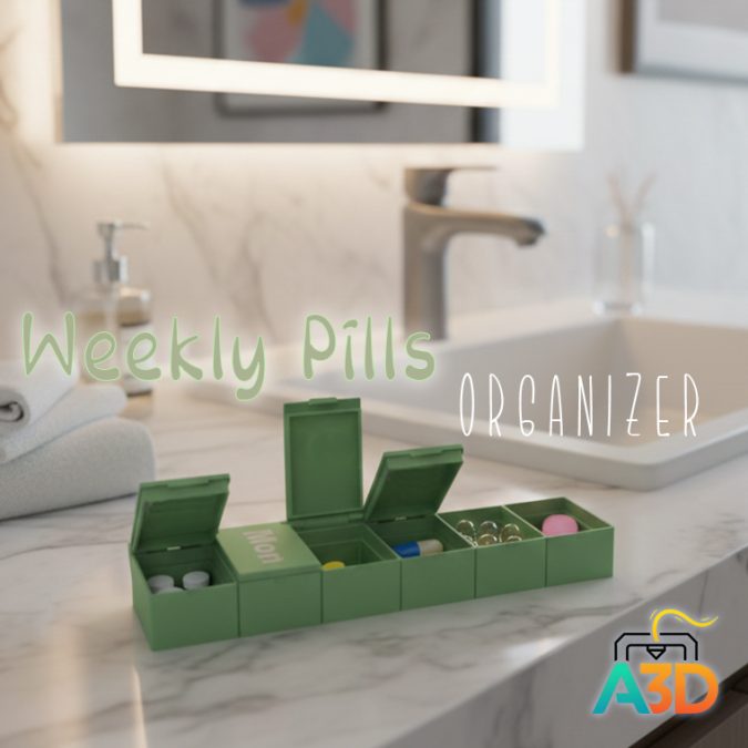 Multilanguage Weekly Pills Organizer MK2