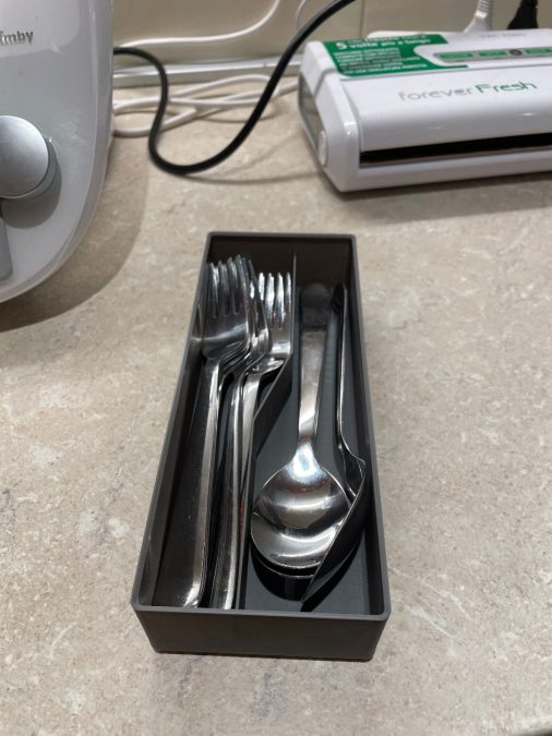 Gridfinity fork and spoon