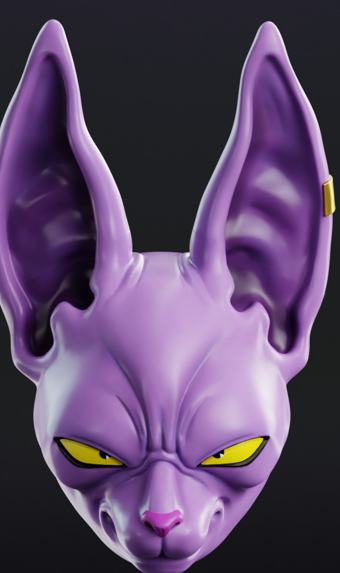 Beerus Mask–( Personal Use Recommended)