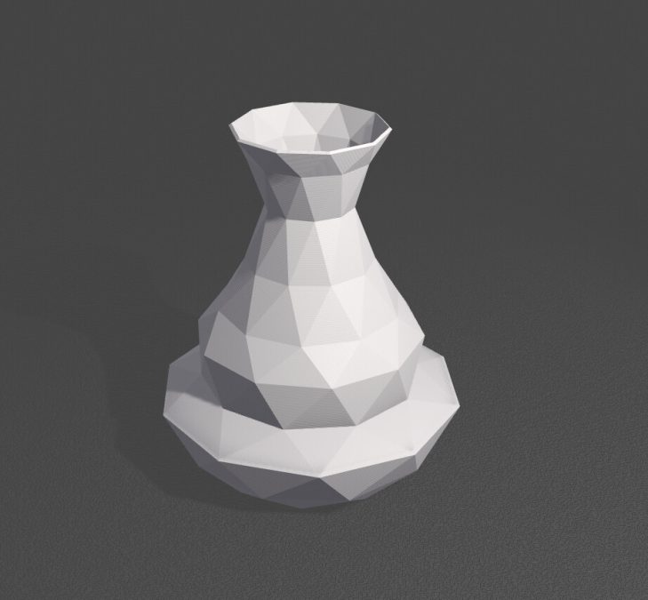 Low poly Vase