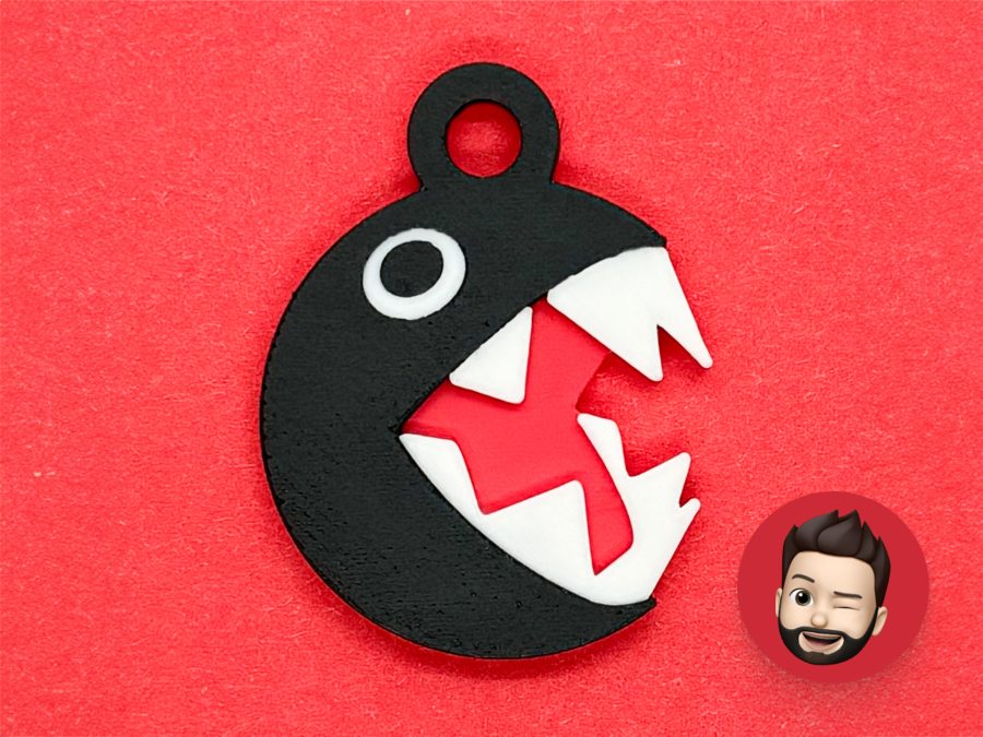 Mario Chomp keychain