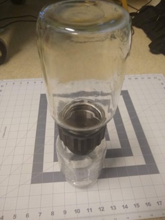 double ended jar ring and mason jar planter seed starter