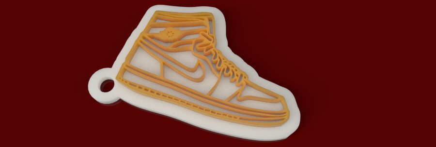 NIKE JORDAN AIR KEYCHAIN
