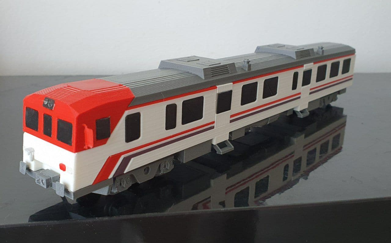 Automotor Renfe serie 592 cercanias (Spanish train)