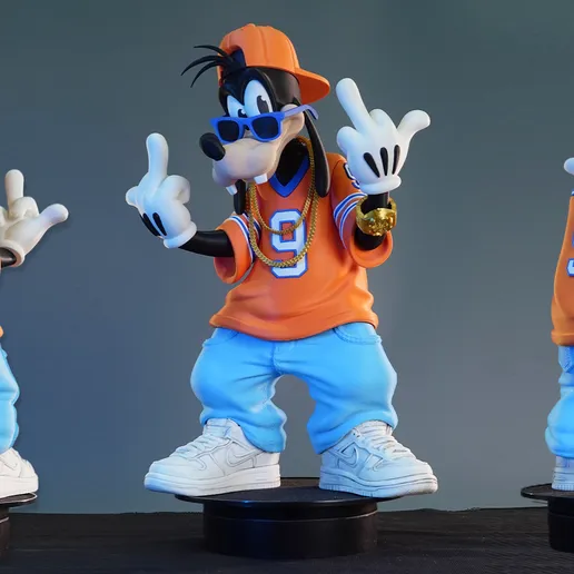 Goofy Hip Hop Urban Vibes – Modular FDM STL – No AMS Multi Part 3MF
