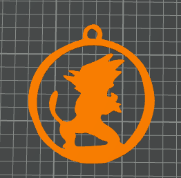 DRAGONBALL GOKU KEYCHAIN