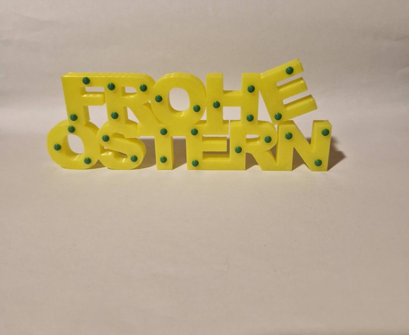 Frohe Ostern Deko