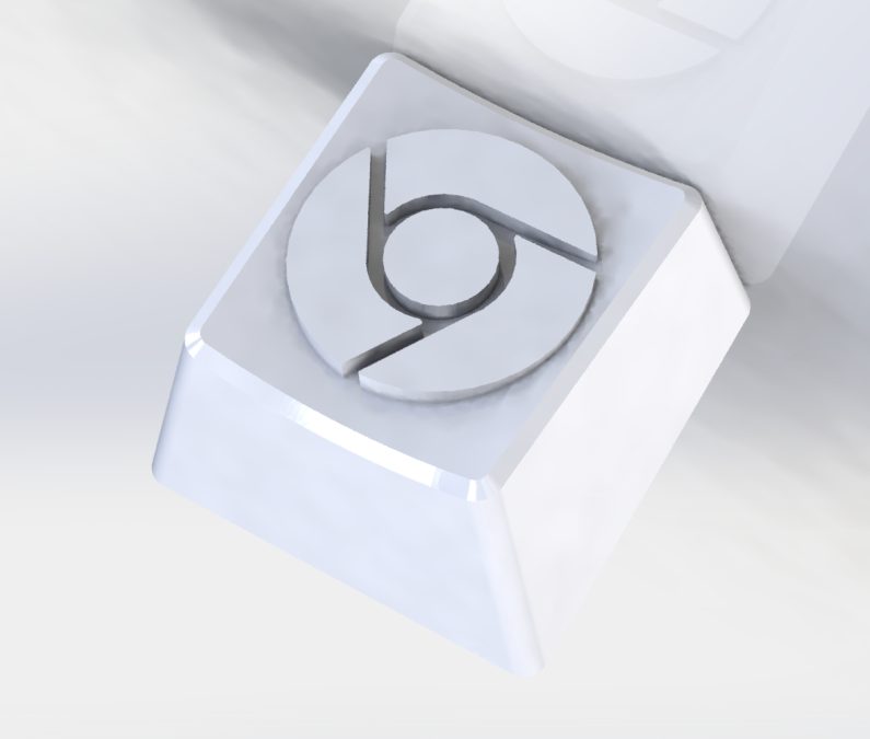 Chrome Keycap (Razor BlackWidow 2014)