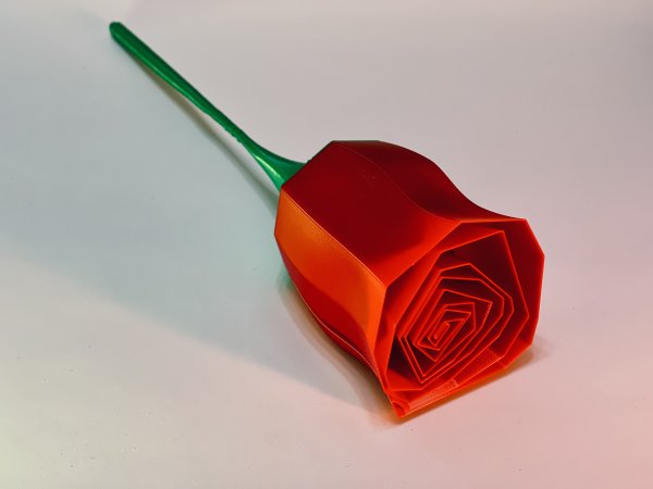 Low Poly Rose - Vase Mode Print [Updated!]