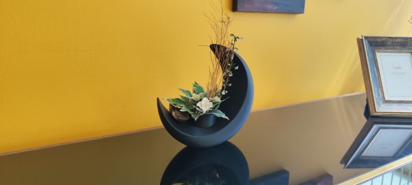 Designer Crescent Decorative Object, Vase, Vessel