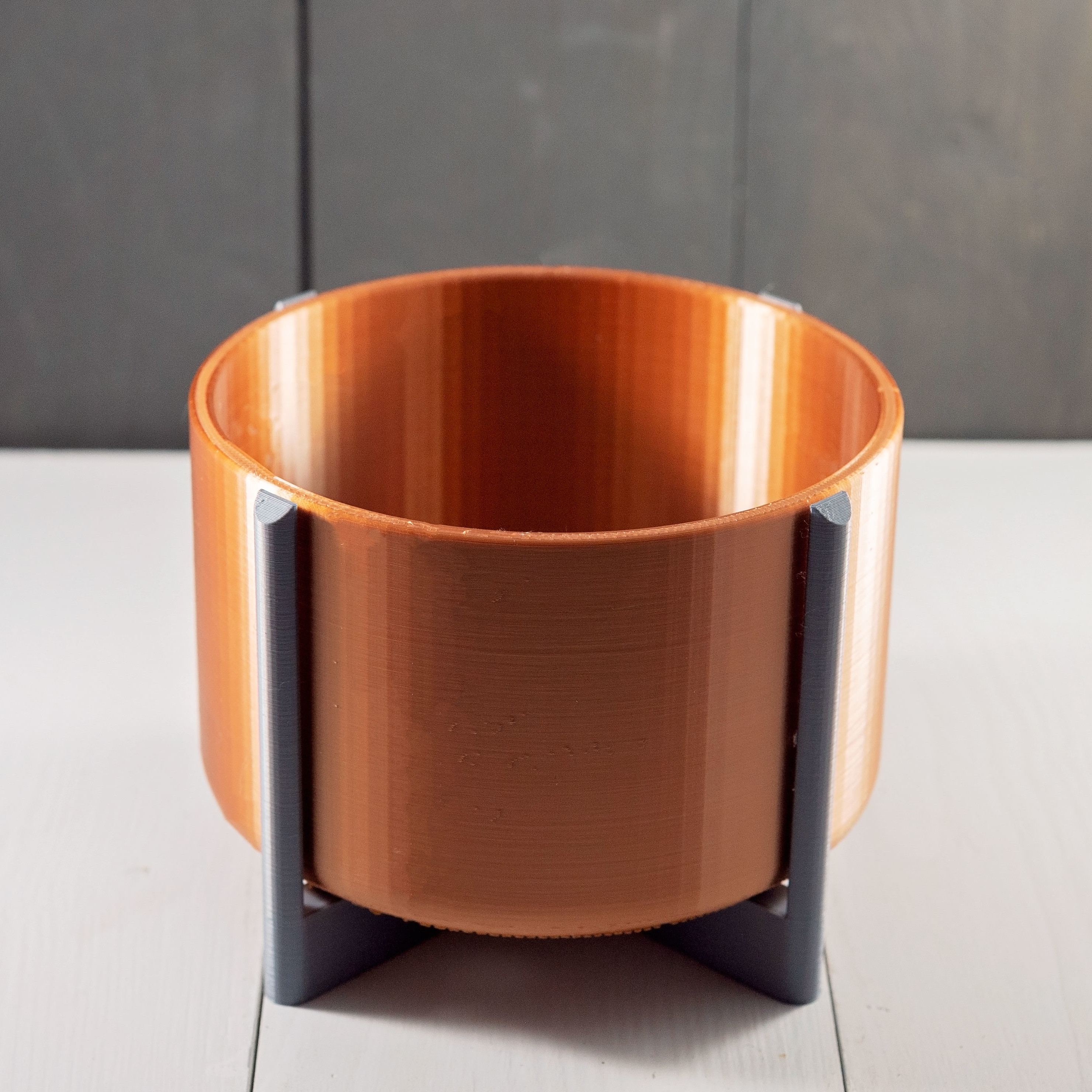 Copper Bowl Planter