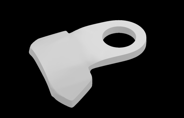 Lego Compatible (7504.dat) Minifig Armor Pauldron Plastic Angled