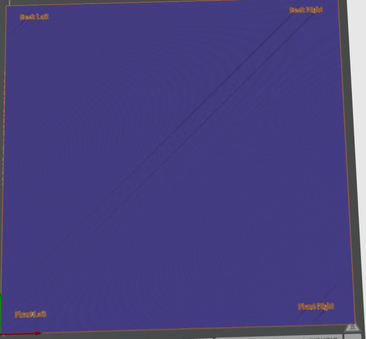 First Layer Test with corner description
